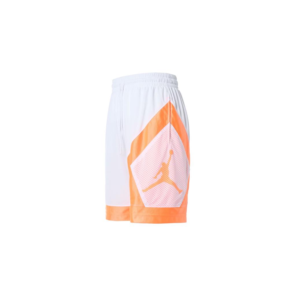 Jordan Jumpman Diamond Mesh Panel Basketball Shorts Men Bottoms White AV3207-102