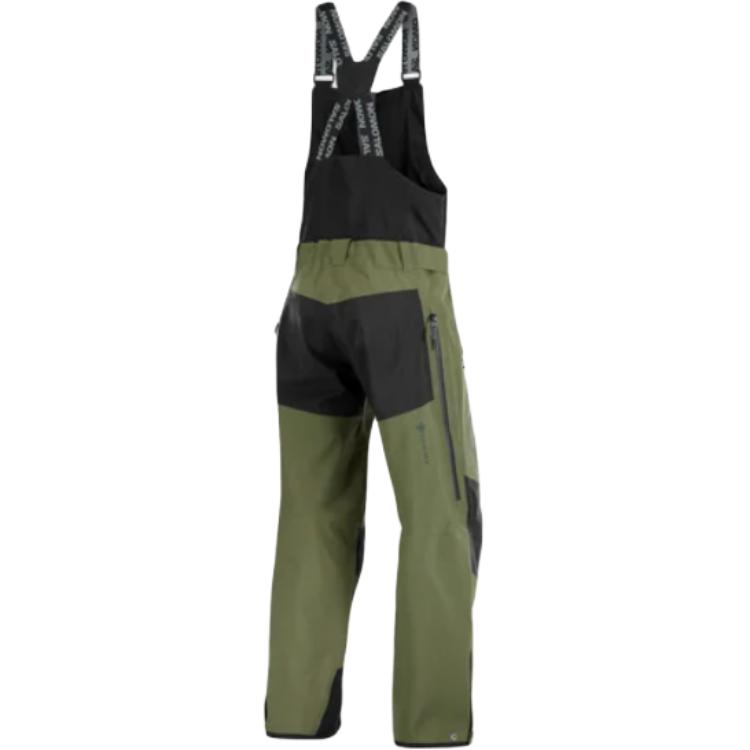 SALOMON Color Block Letter Strap Jumpsuit Ski Suit Men Ski Suit Olive-Green LC2312600