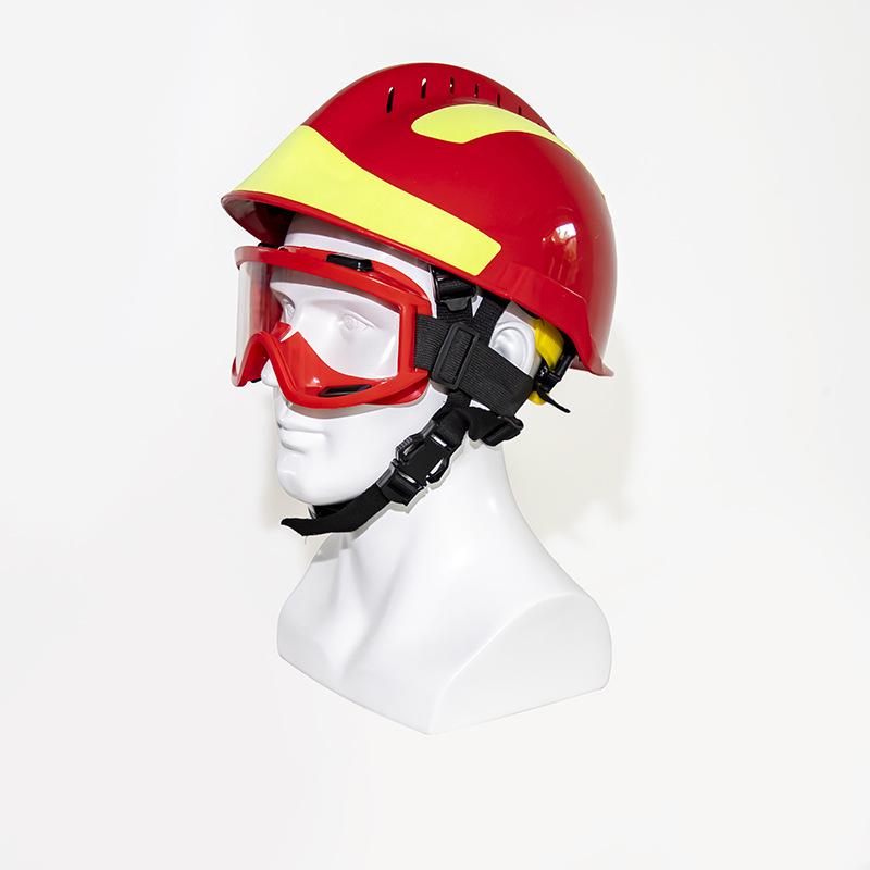 Panoramic Emergency Rescue Firefighter Helmet - Lightweight, Protective, and Sturdy