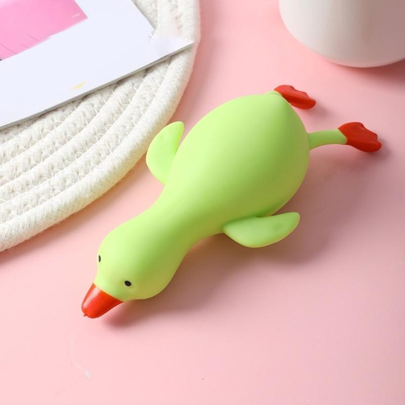 Adorable Duck Shaped Adorable Sensory Toy For Stress Anxiety Relief Safe Durable Silicone Material Kids Adults Gift
