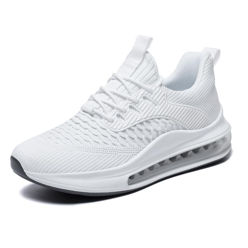 Full Hand zoom Air cushioned sneakers for men 48 Extra large men's breathable Student teen flying woven running shoes
