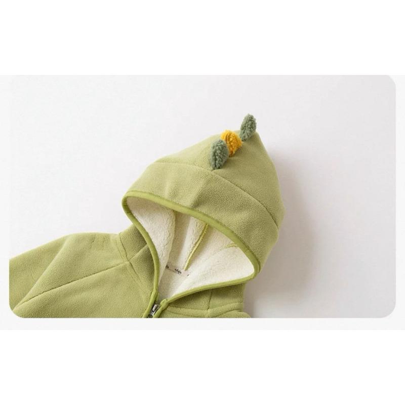 Kinder Wintermantel Verdickte Fleecejacke Cartoon Tier Kapuzenjacke Oberbekleidung Jungen Mädchen Warme Winter Kinderkleidung