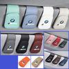 MLKC3 Car Sun Visor Eyeglass Hanger Leather Storage Holder Clip For X3 X5 M5 M3 E46 E90 E60 F10 E39 F30 E36 G30 E87 E70