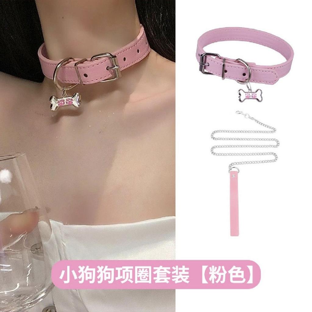 Hottie Sweet Cool Neck Ring Choker Collar Female Punk Wind Necklace Traction Rope