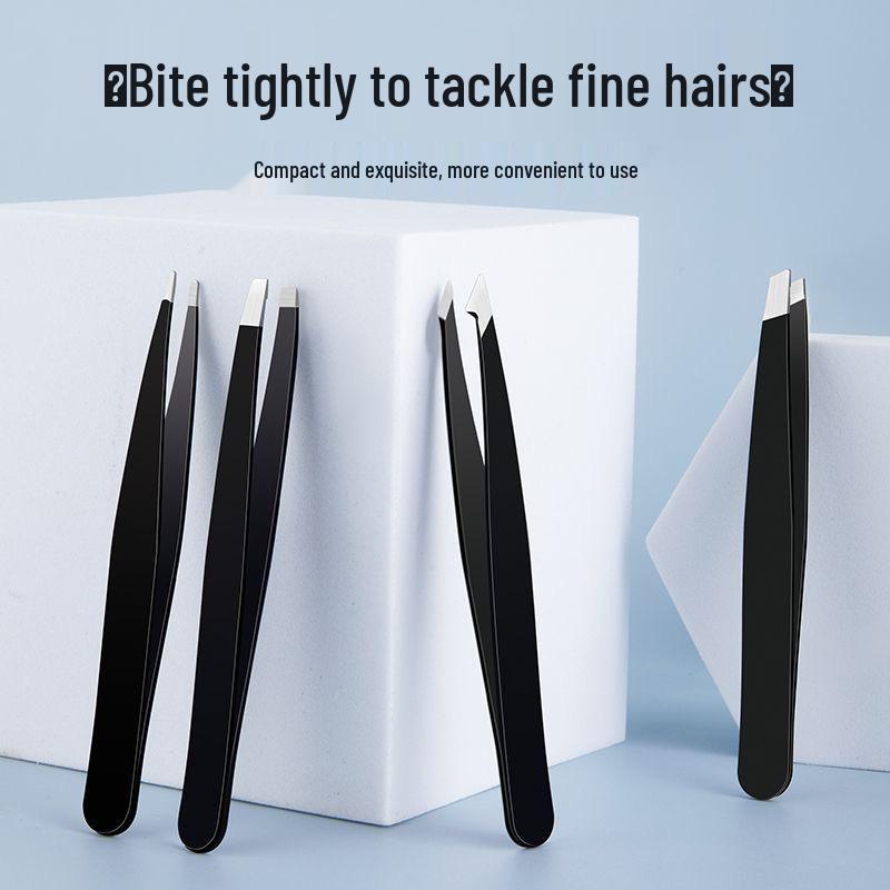 Stainless Steel Multi-purpose Tweezers: 96 Eyebrow Trimming, Beard Plucking, Hair Removal, Eyelash and Clip Tweezers.