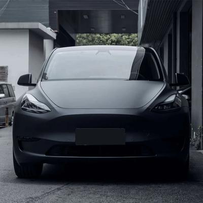 Car Wrap Film Matte Black Blue Auto Color Change Vinyl Film PVC Sticker PET Bubble Free Wrapping Car Accessories Auto Decals