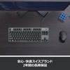 Logitech K835GPR Wired Mechanical Keyboard Red Switches Tenkeyless Compact Graphite (2-Year Warranty)