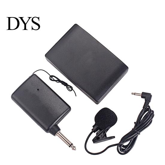Wireless Receiver Lapel Collar Clip Mini Mic System Microphone