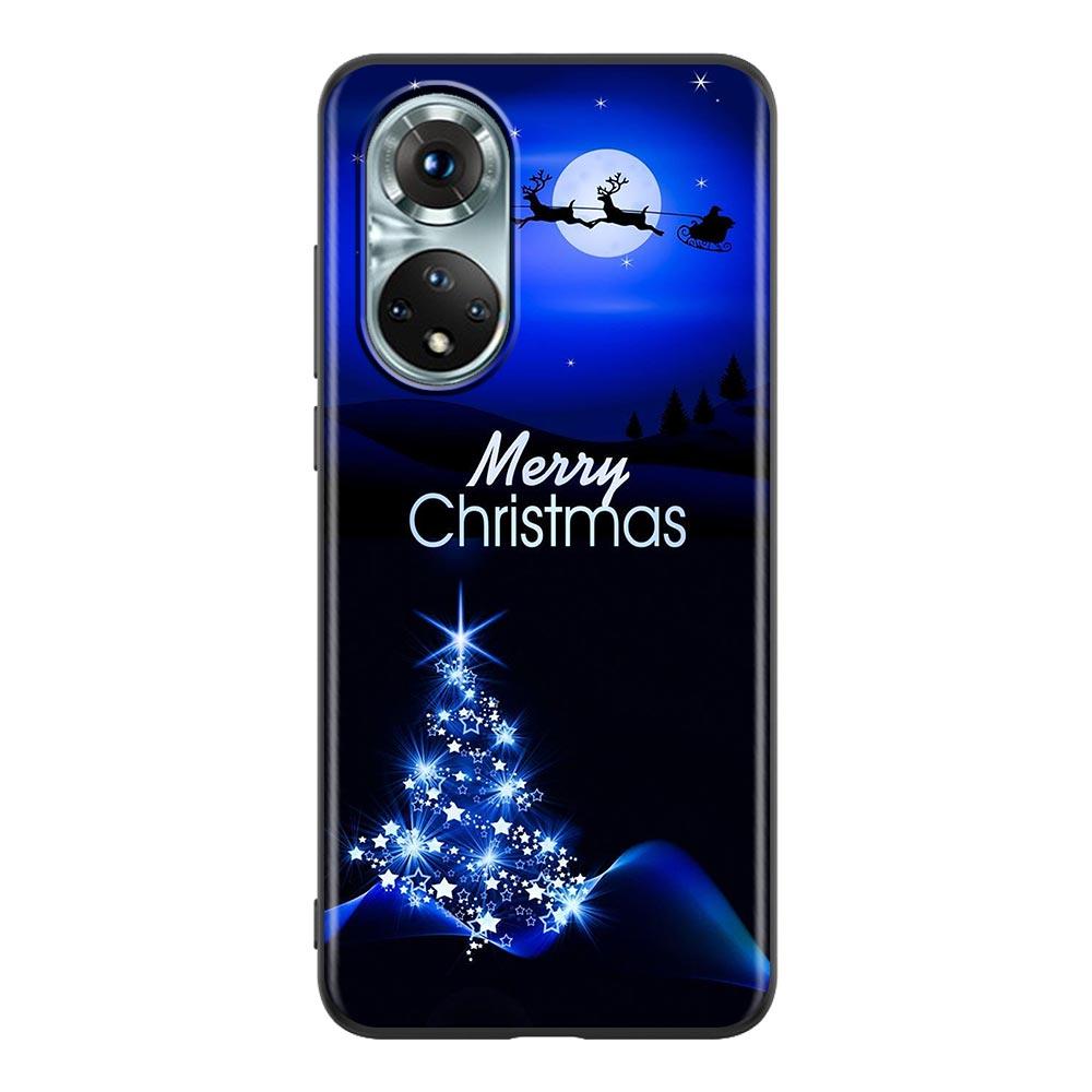 Merry Christmas Santa Claus Elk Phone Case For Honor X8 60 8X 9X 50 30i 21i 20 9A Play Nova 8i 9 SE Y60 Magic4 5G Pro Lite Cover
