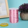 6.5cm Naylon Örgülü Saten Kordon Çin Düğümleme Takı Yapımı DIY Kordonlar El Sanatları Dekorasyonu Pembe