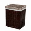 Handwoven Open-Top Wicker Laundry Basket | Decorative, Clothes Hamper, for