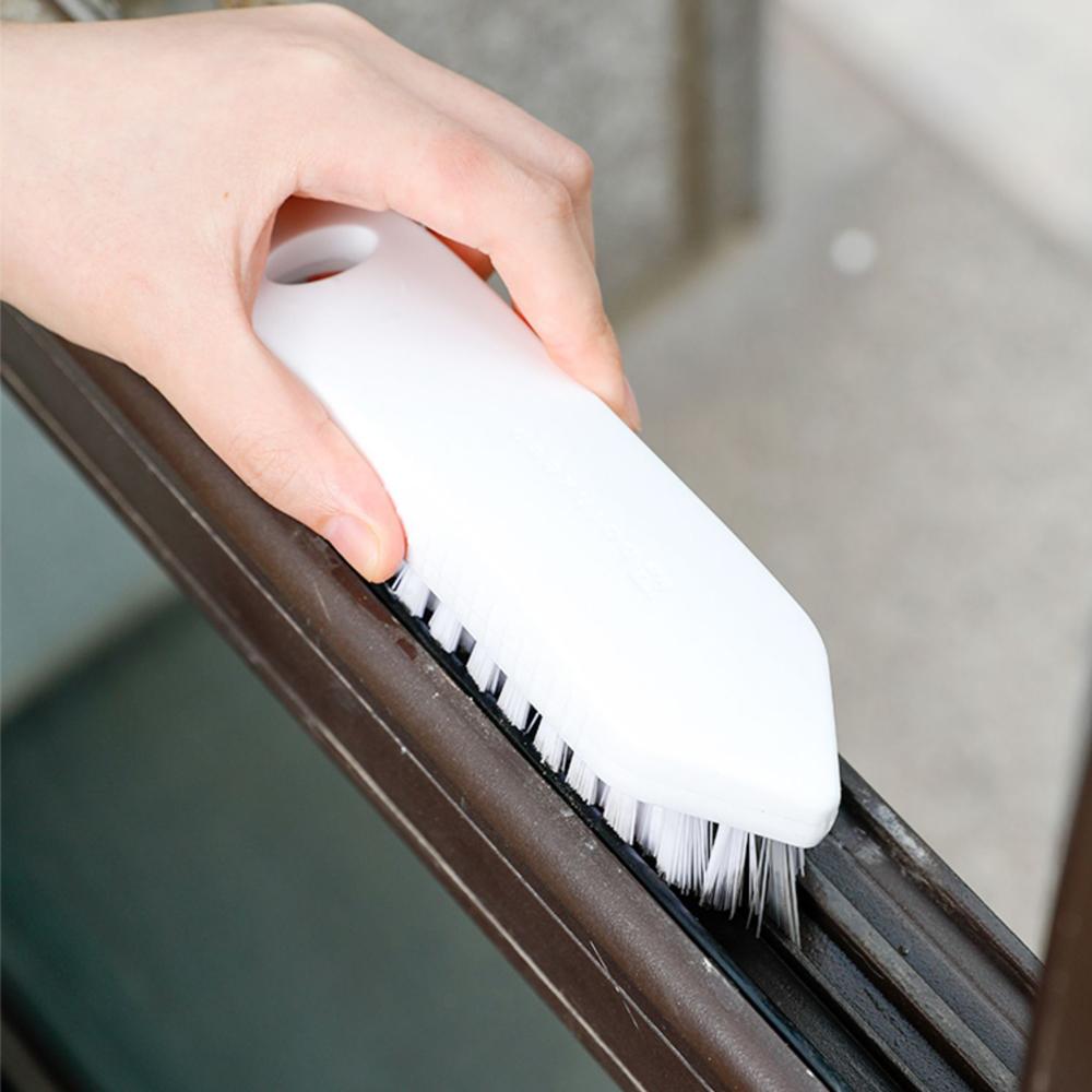 Perie de curățare multifuncțională 4 în 1 Perie de curățare pentru spații de ferestre Perie de curățare a peretelui de baie, pentru marginea peretelui, țiglă de colț, rosturi înguste, perie pentru crevaturi