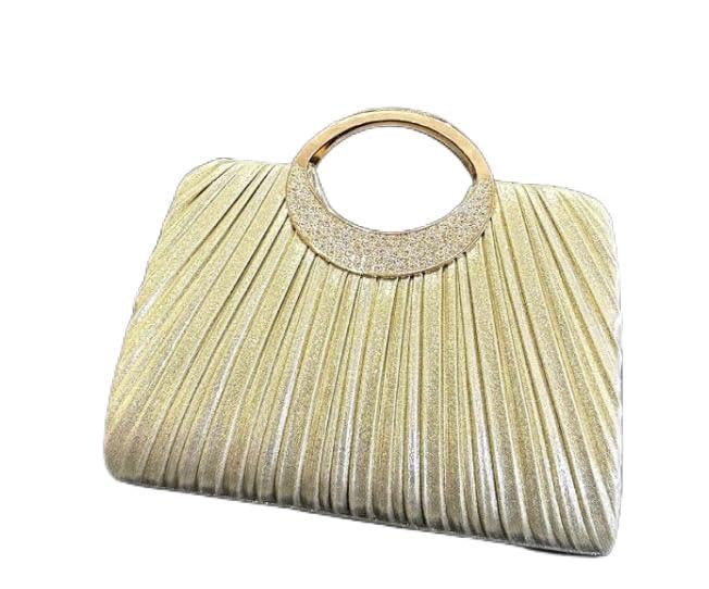 

EightSTAR Dress Party Wedding Formal Sparkly Small Occasion Suitable for Women in Their and 40s Bag, Bag, Women s Handbag, Bag, 20s, 30s, (Gold) золотий