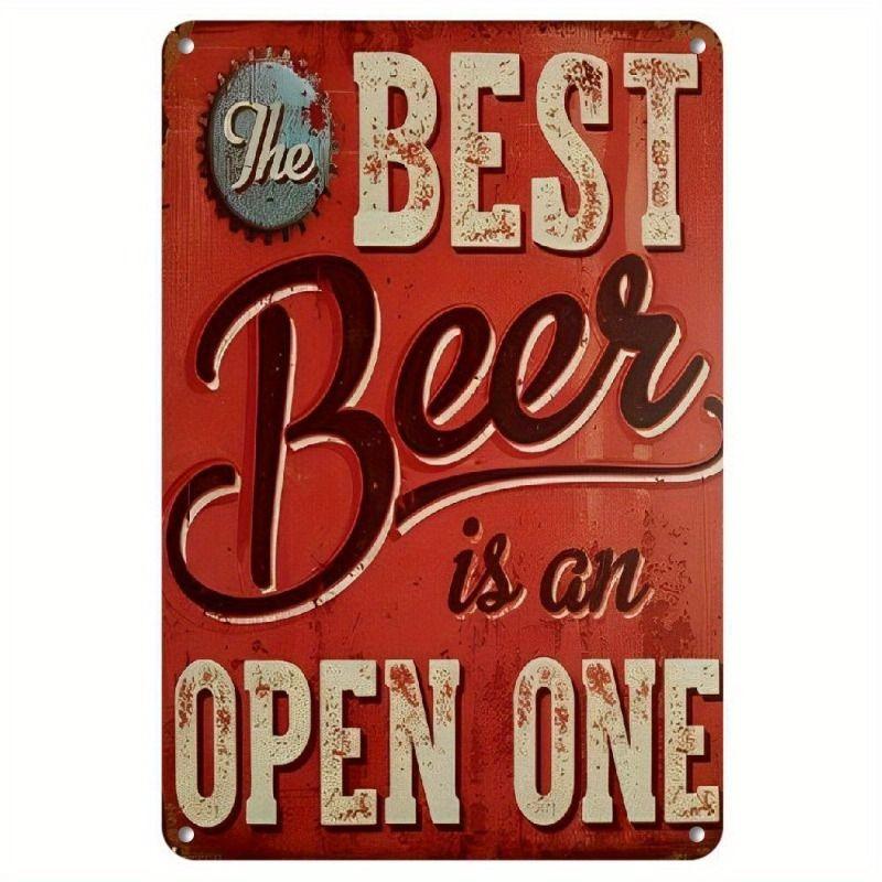 Aluminum Metal Wall Sign, Modern Art Decor Plaque 20x30cm