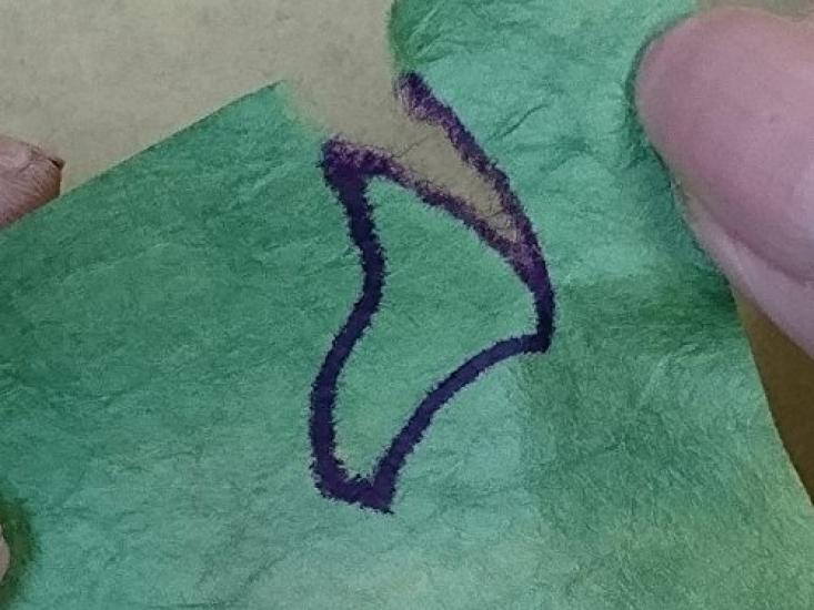 Craft Kit Mino Washi Paper Wall Hanging "Camellia"