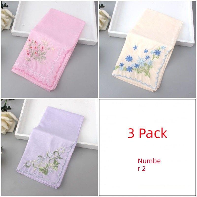 Embroidered Portable Fresh Handkerchief
