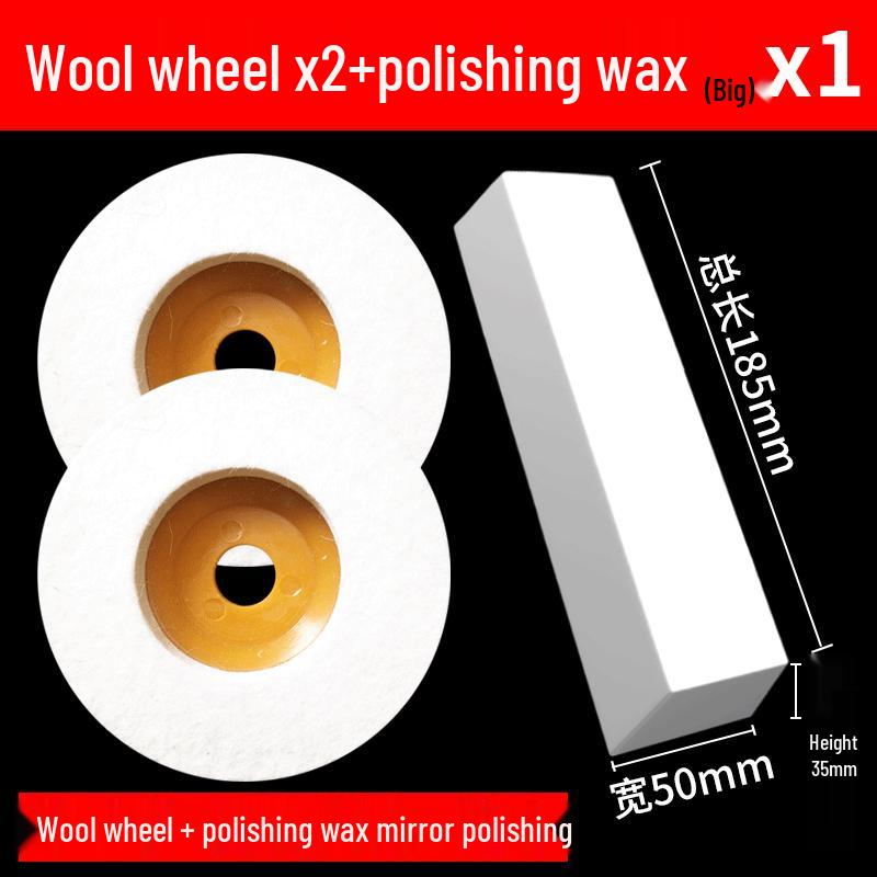 Aluminum Alloy Polishing Wheel for Angle Grinder - Metal Mirror Finish Tool for Stainless Steel