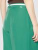 Something Casual Pants with Size XS Women's Wide-Leg Belt, Green,