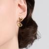 Dior Metal, Artificial Pearl, Crystal Earrings Women's Gold E3330WOMCY