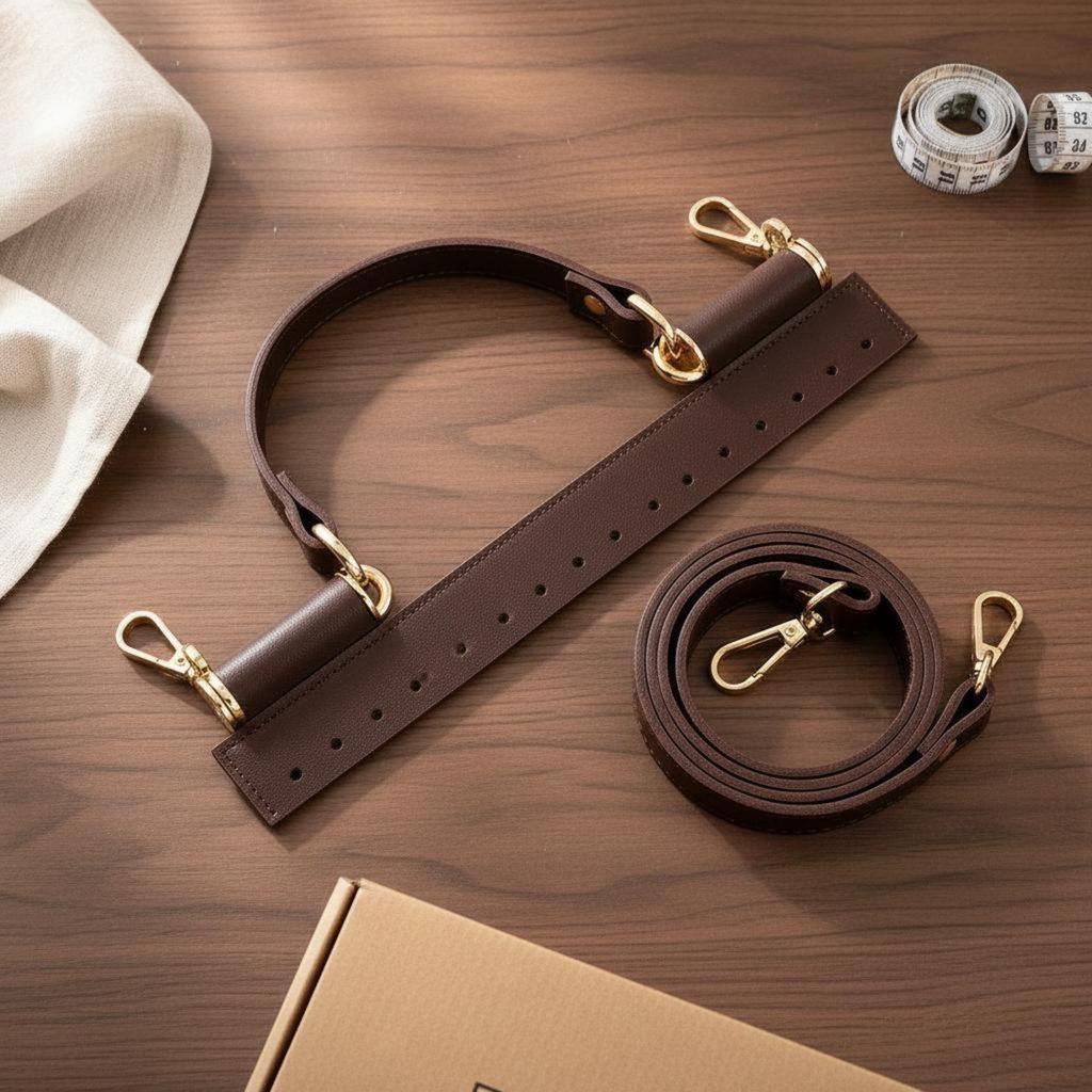 3 Pieces Woven Bag Handle Strap Easy to Install Crossbody Set Multi-Length