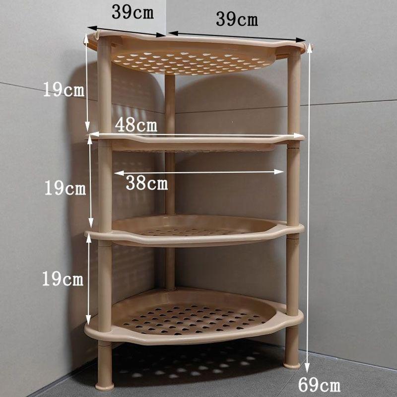 Multi-Layer Floor-Standing Kitchen Storage Rack for Fruits and Vegetables