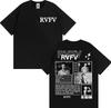 Rapper RVFV Eltiburón Tour 2024 Merch T Shirts Casual 100% Cotton Short Sleeve T-shirt Men Women Fashion Vintage Hip Hop T Shirt