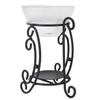Essential Oil Burner Metal Iron Glass Vintage Home Decoration Tealight Candle Holder Wax Warmer Oil Burner