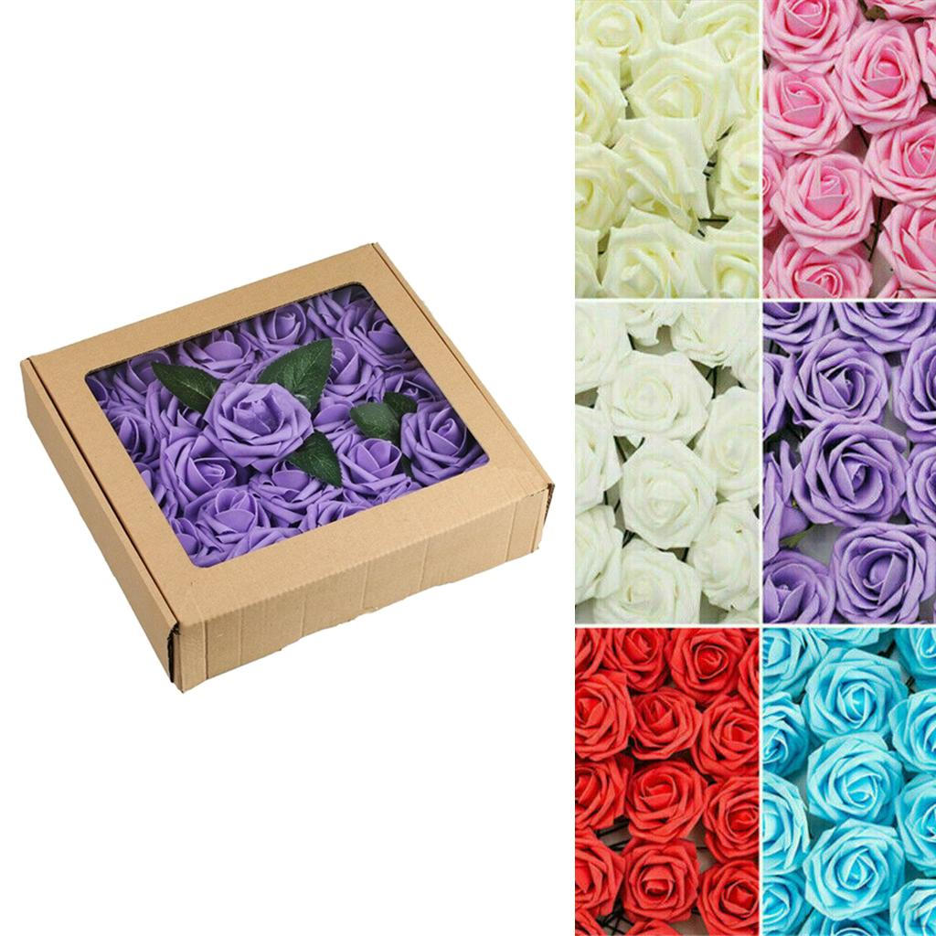 Wedding Decoration Suitable Bridesmaid Bouquet Corsages Housewarming Gift Purple