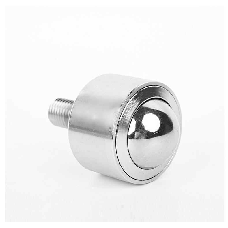 Precision Straight Tube Cylindrical Solid Bearing KSM12-FL Heavy Duty Ball Caster with Rod