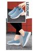Men's Breathable Slip-On Sock Shoes, Odor-Resistant, Solid Color, Versatile Flyknit Shoes, Casual Couple's Wear