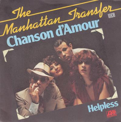 7-Zoll-Schallplatte MANHATTAN TRANSFER - Chanson D'Amour 10838 Atlantic 1976 Frankreich Pop Gebraucht