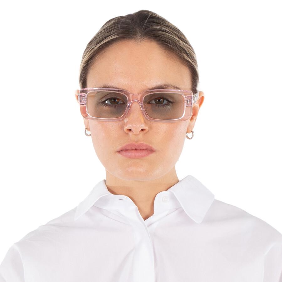 Vedi Vero Rectangular Unisex Sunglasses Vrca01 Tpk 53