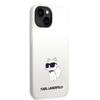 Karl Lagerfeld KLHMP14MSNCHBCH iPhone 14 Plus / 15 Plus 6.7" hardcase biały/white Silicone Choupette MagSafe