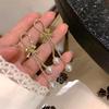 2024 New Bow Design: Silver & Pearl Tassel Stud Earrings for Women