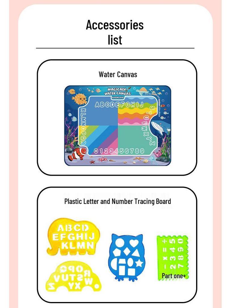 Magic Water Drawing Mat: Reusable Washable Canvas for Kids - Water Painting Graffiti Toy