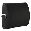 Black Back Pillow Rebound Memory Foam Pillow Car Chair Back Seat Rest Cushion