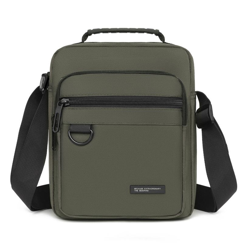 Men's Waterproof Shoulder Bag - Large Capacity Business/Leisure Crossbody with Multi-Layer Pockets