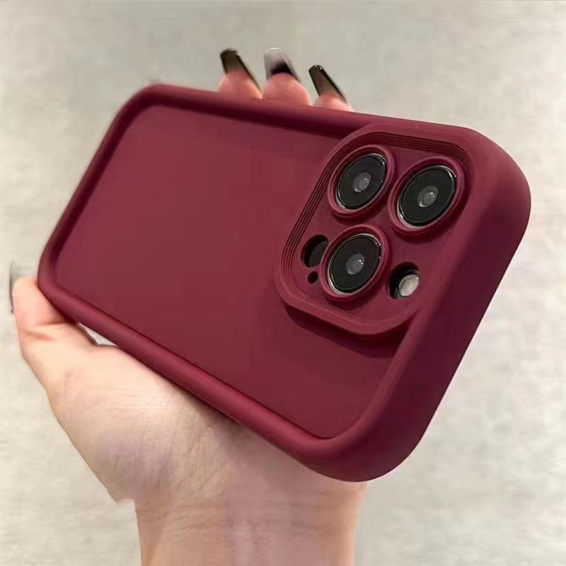 Applicable To Apple 15 Promax Mobile Phone Case IPhone 14 Silicone 13 Protective Case 12 Full Cover Anti-fall