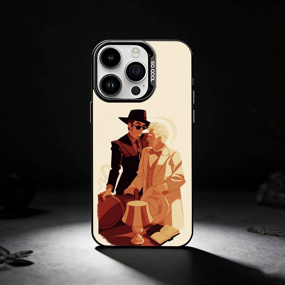 

G-Good Cartoon O-Omens Phone Case For iPhone 17,16,15,14,13,12,11 Plus,Pro Max,XS,Colored silver phone case iPhone15