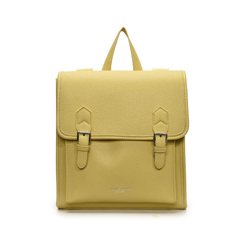 

2025 новая мода британский стиль простой портативный сумка Кембридж женский высококлассный дизайн для поездок на работу рюкзак женский жёлтый