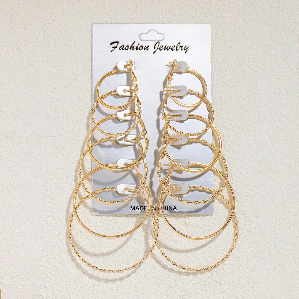 Personality Exaggerated Large Circle Earrings Women'S Ring Circle Trendy Temperament Earrings Earrings