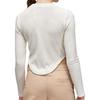 Jordan Set in Sleeve T Shirt Women's Ecru FN5400-133