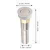 Stainless Steel Drain Assembly Flap Type Basin Drain Strainer Modern Wash Basin Drain  Vessel Sink
