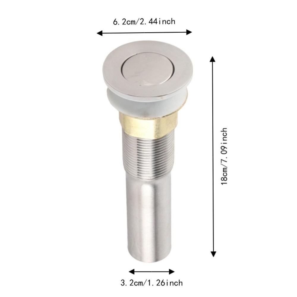 Stainless Steel Drain Assembly Flap Type Basin Drain Strainer Modern Wash Basin Drain  Vessel Sink