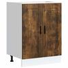 VidaXL Armoire de cuisine Porto chêne fumé bois d'ingénierie 853922
