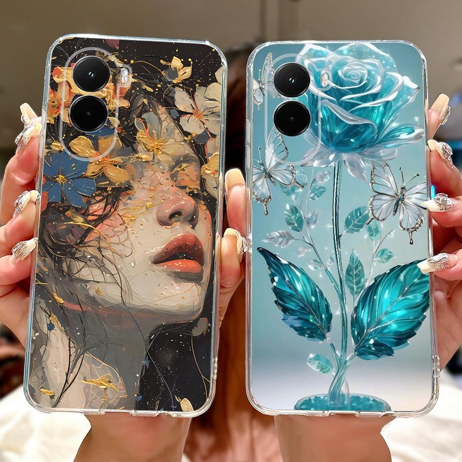 For Xiaomi Poco M7 4G Case Popular Fashion Painted Cover Soft Silicone Phone Case For Xiaomi Poco M7 Plus PocoM7 4G Fundas Coque