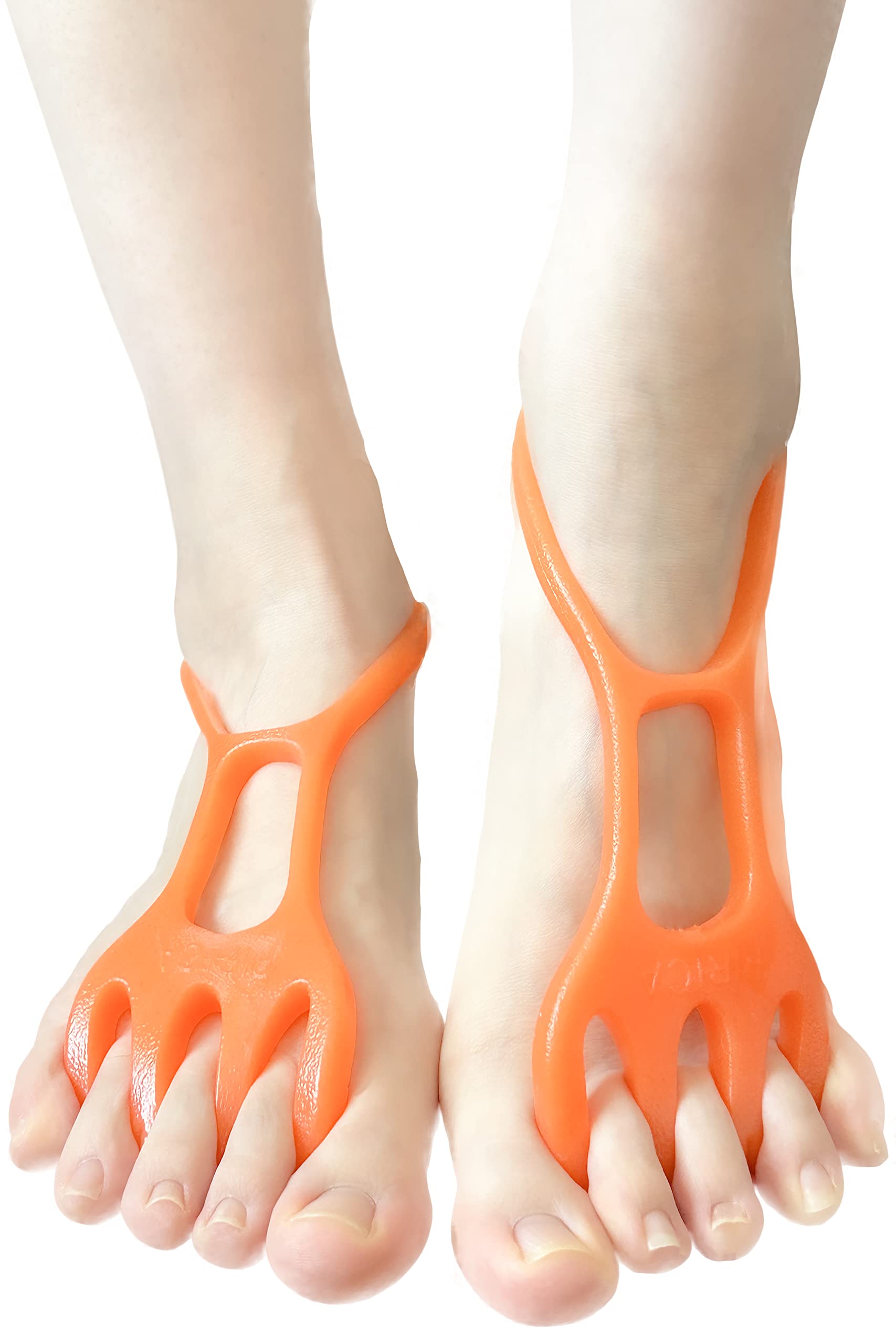 

Тренажер для пальцев ног Раздвигающий Тренировочный Растягивающий Можно Использовать в Инструкции в Комплекте [режим ПИРИКА] Кольцо, Пальцы ног, Трубка, Подошвы, Ванна, оранжевый