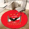 Personalized Al Ahly FC Round Chair Office Rug - Perfect for Mat, Office Chair & More - Ideal Gift for Birthdays and Holidays