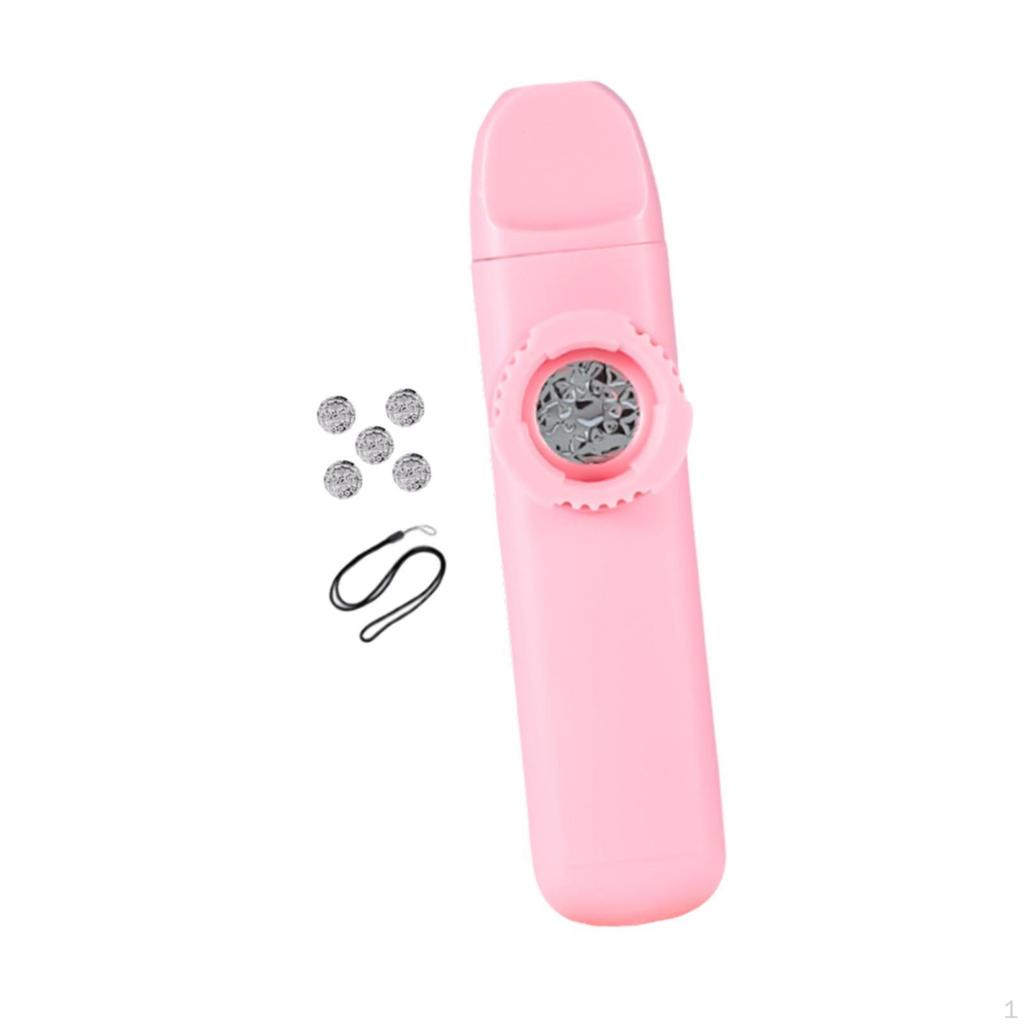 Adjustable Pitch Kazoo, Easy to Learn Musical Accompaniment Toy, with 5 Additional Membranes And