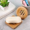 Durable Bamboo Wood Soap Dish Box Portable Home Soap Tray Container Bathroom Wash Shower Toilet Bamboo Box